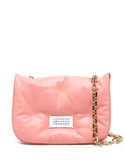 Maison Margiela Small Glam Slam Shoulder Bag In Pink