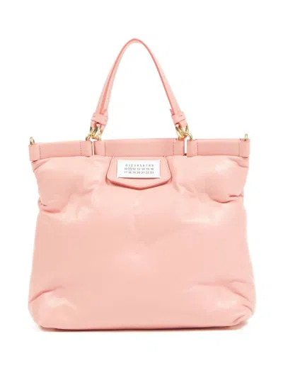 Maison Margiela Small Glam Slam Tote Bag In Pink