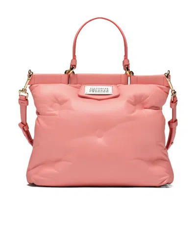 Maison Margiela Small Glam Slam Tote Bag In Pink