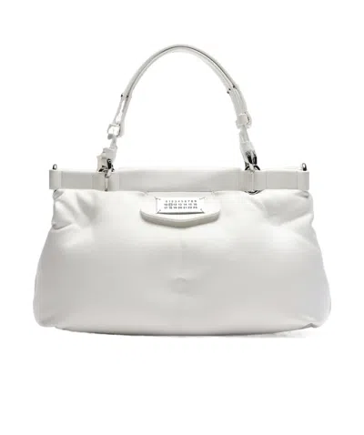 Maison Margiela Small Glam Slam Tote Bag In White