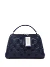 Maison Margiela Small Glam Slam Trapezoid Tote Bag In Blue