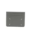 Maison Margiela Four Stitches Card Holder In Gray