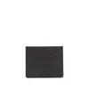 Maison Margiela Rectangular Black Leather Card Holder In Black