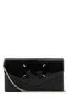Maison Margiela Black Leather Wallet In Black