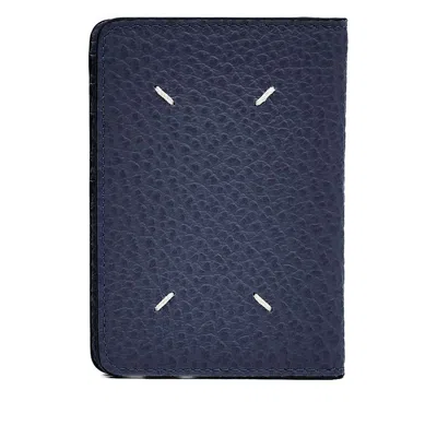 Maison Margiela Small Leather Goods In Blue