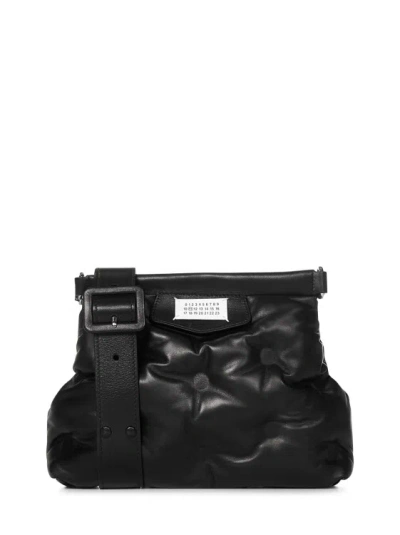 Maison Margiela Small Quilted Shoulder Bag In Black