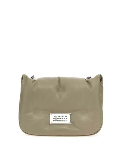 Maison Margiela Small Shoulder Bag In Grey