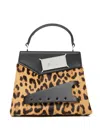 Maison Margiela Small Snatched Handbag In Brown
