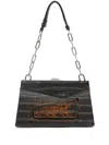 Maison Margiela Kleine Snatched Schultertasche In Schwarz