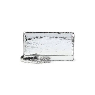 Maison Margiela Smallleathergoods In Silver