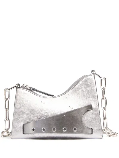MAISON MARGIELA SNATCHED HOBO LEATHER BAG
