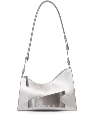 MAISON MARGIELA SNATCHED HOBO LEATHER BAG