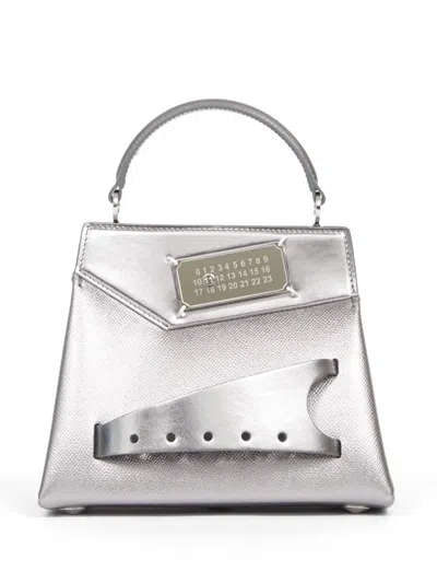 MAISON MARGIELA SNATCHED LEATHER TOTE BAG