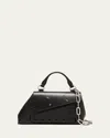 Maison Margiela Snatched Micro Asymmetric Top-handle Bag In Black