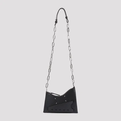 Maison Margiela Snatched Hobo Micro In Black