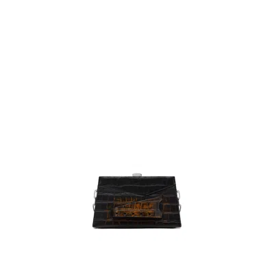 Maison Margiela Snatched Shoulder Clutch Bag Small Unisex Black And Brown