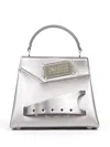 Maison Margiela Women Snatched Tote Bag In Silver