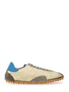 Maison Margiela Sprinters Low Top Sneakers With Dirty Effect In Multicolour
