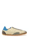 Maison Margiela Sprinters Low Top Sneakers With Dirty Effect In Multicolour