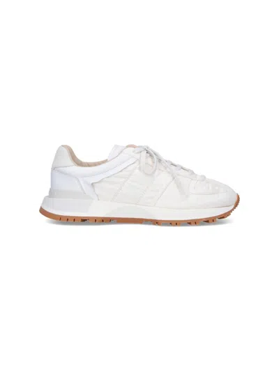 Maison Margiela White Leather Sneakers