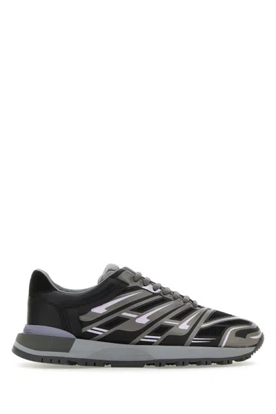 MAISON MARGIELA SNEAKERS 50-50 MULTICOLOR IN RETE E GOMMA UOMO