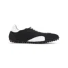 Maison Margiela Sprinters Low Top Cotton Blend Sneakers In Black