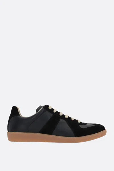 Maison Margiela Sneakers In Black+black