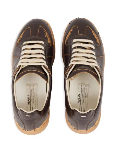 Maison Margiela Sneakers In Brown