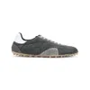 Maison Margiela Quilted-texture Sneakers With Rugged Sole And Suede Overlays In Gray