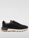 Maison Margiela Side Quilt Detail Sneakers In Black