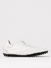 Maison Margiela Sprinters Branded Canvas And Suede Low-top Trainers In White