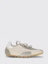 Maison Margiela Sprinters Beige Sneaker With Insert Design And Serrated Sole In Leather Women In Neutral