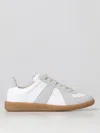 Maison Margiela Bicolor Leather Replica Sneakers In White