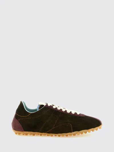Maison Margiela Sneakers Men Color Brown In Burgundy