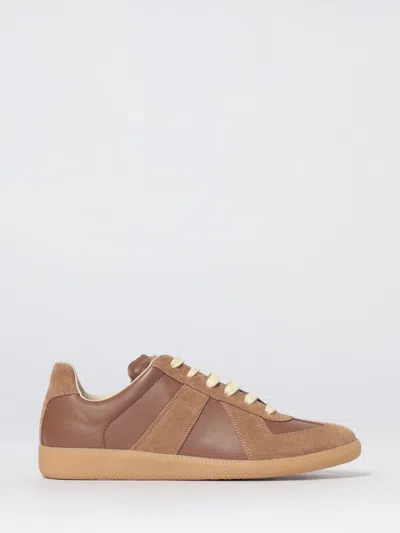 MAISON MARGIELA MAISON MARGIELA REPLICA LEATHER SNEAKERS,H88591032