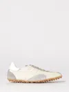Maison Margiela Sneakers Sprinters In Suede And Leather With Vintage Finish In Yellow