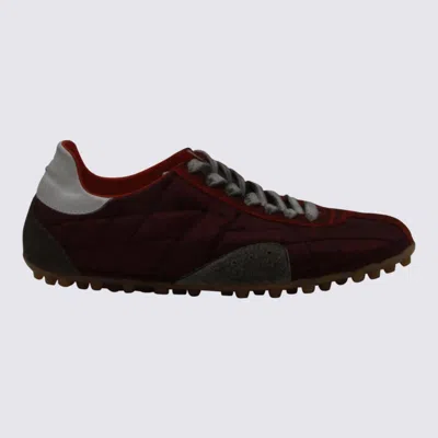 MAISON MARGIELA MAISON MARGIELA SNEAKERS OXBLOOD/WHITE/GREY