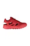 Maison Margiela Reebok Leather Project 0 Cl Dq Tabi Sneakers With Cutouts In Red