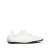 Maison Margiela Sprinters Low Top Cotton Blend Sneakers In White