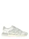 Maison Margiela White Mesh And Rubber 50-50 Sneakers In White
