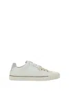 Maison Margiela New Evolution Leather Sneakers In White