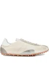 Maison Margiela Sneakers Sprinters In Suede And Leather With Vintage Finish In Multi