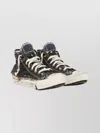 Maison Margiela Midnight Blue Canvas Loved To Death Sneakers In Multi