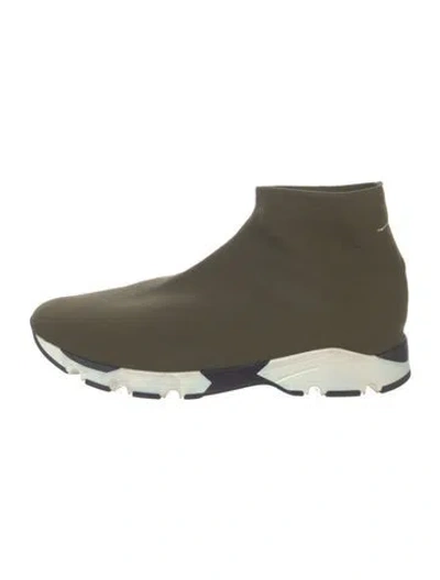 Pre-owned Maison Margiela Sock Sneakers In Green