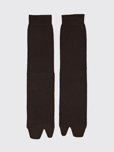 Maison Margiela Socks Men  In Brown