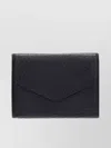 Maison Margiela Soft Leather Envelope Wallet In Black