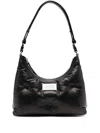 Maison Margiela Soft Padded Shoulder Bag With Zippered Closure In Black