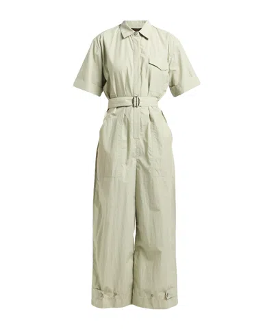 Maison Margiela Solid Color Jumpsuits In Green
