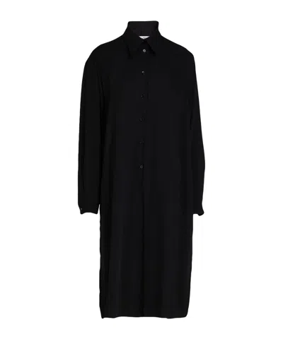 Maison Margiela Solid Color Long-sleeve Shirt In Black