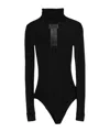 Maison Margiela Solid Color Turtleneck Sweater In Black